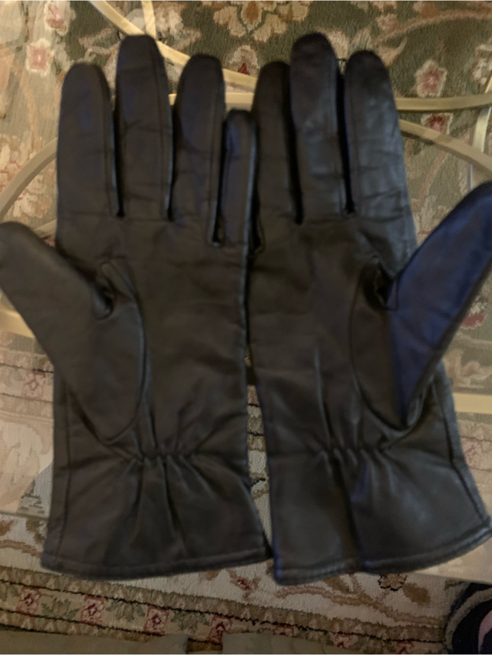 3M Thinsulate Black Leather Men's Gloves